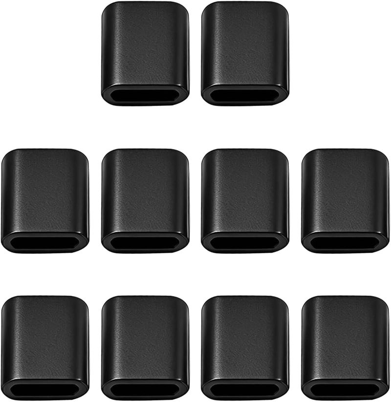 ASAHOM 10pcs of Waterproof End Cap, Small Waterproof Accessory Designed to Seal The Cut End of Light String After Trimming, for Permanent Outdoor Lights, Black - Image 1